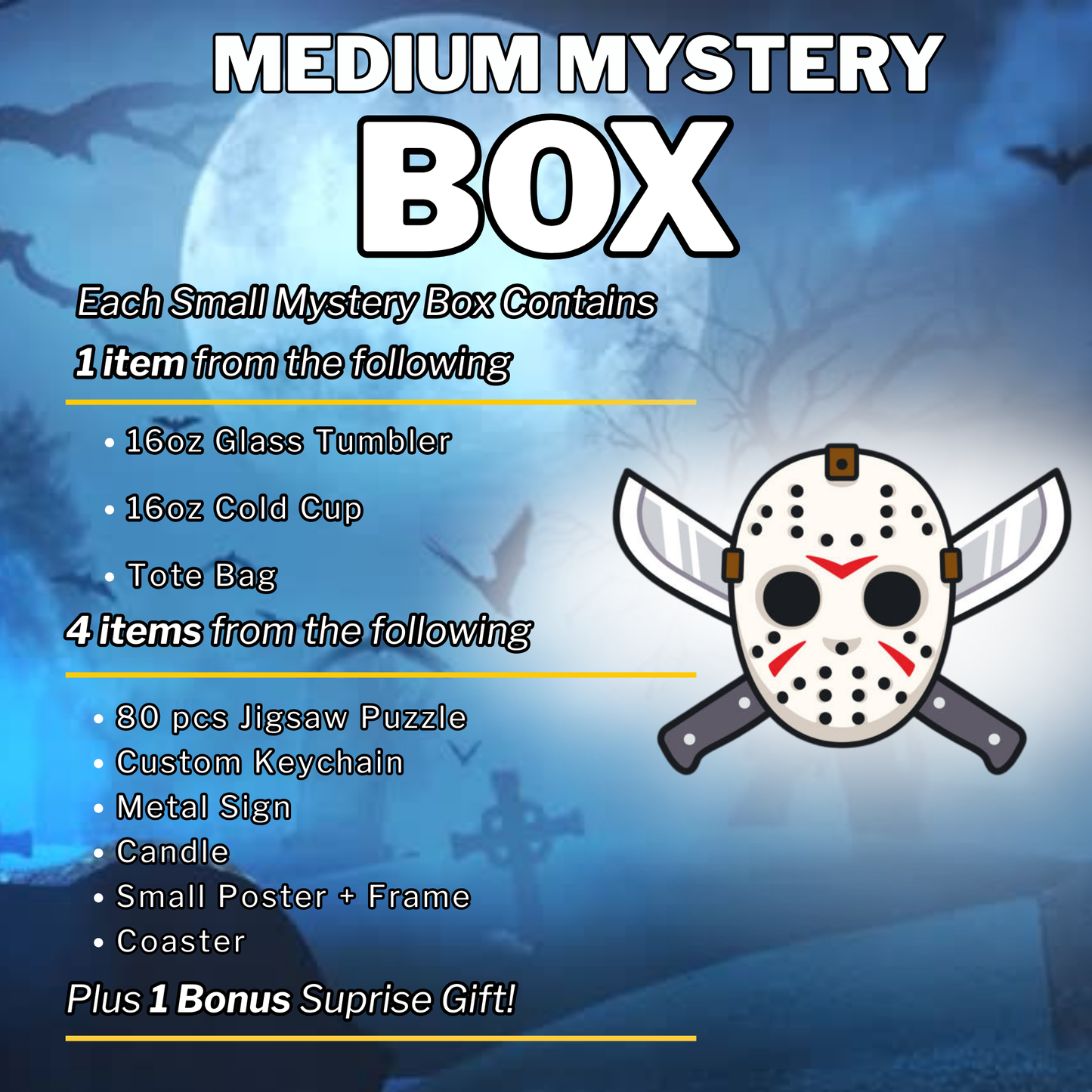 Horror Movie Mystery Box
