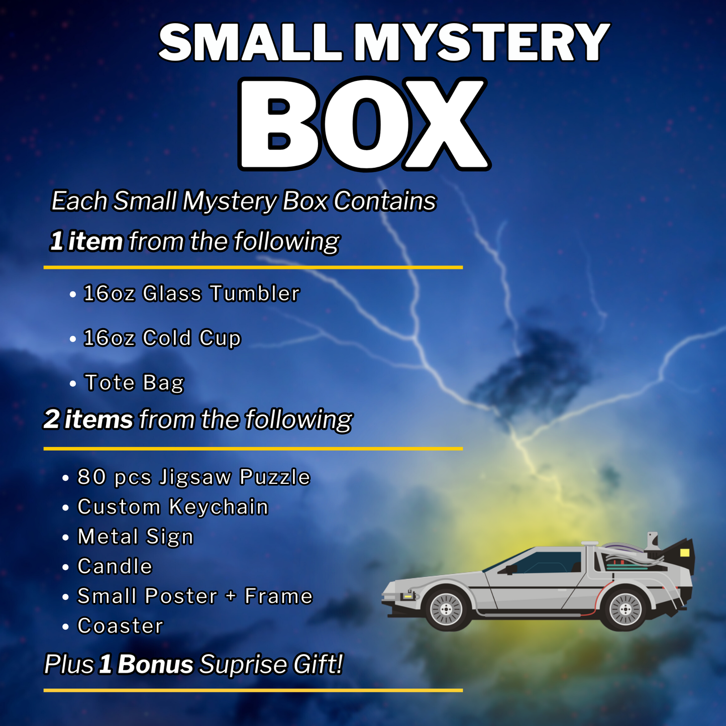 Back To The Future Mystery Box
