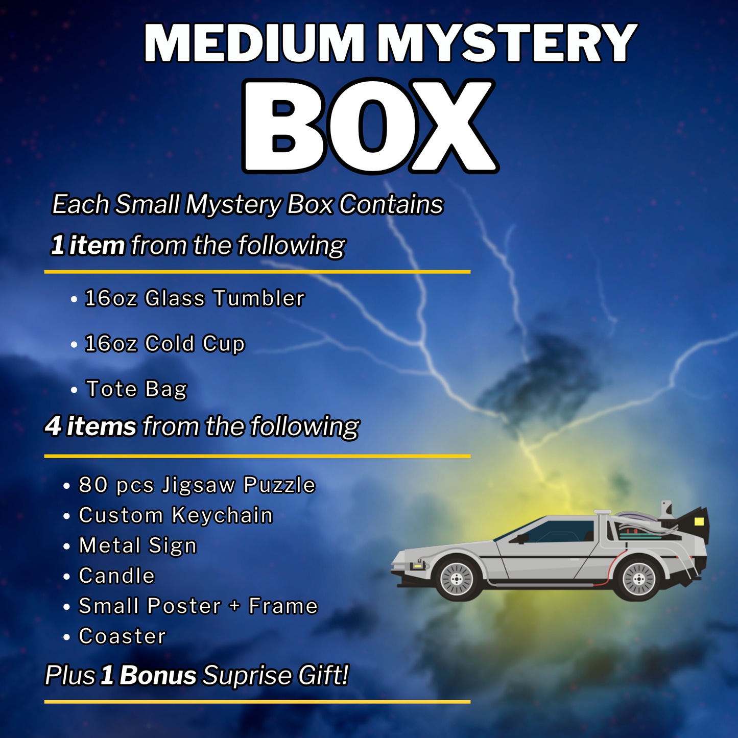 Back To The Future Mystery Box