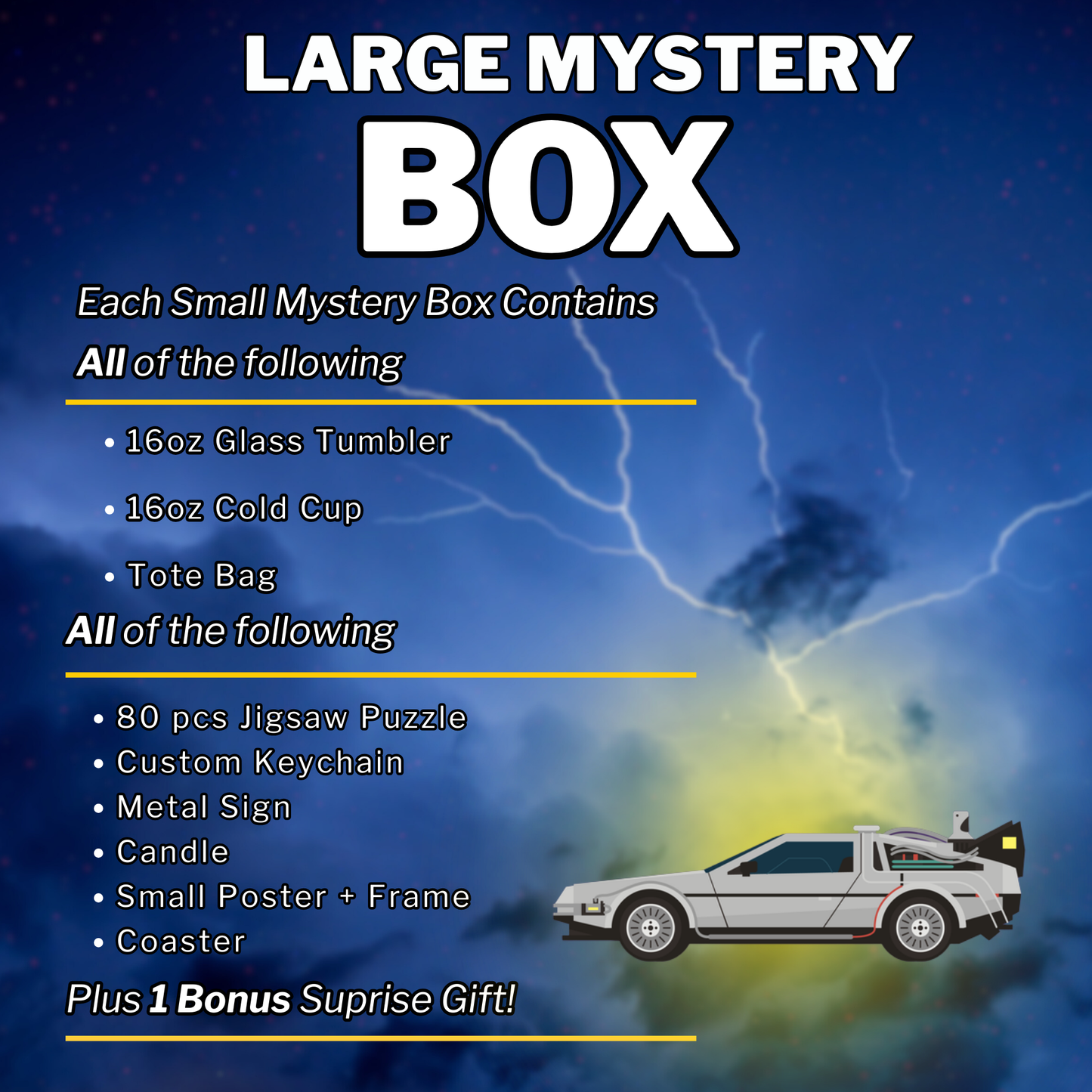 Back To The Future Mystery Box