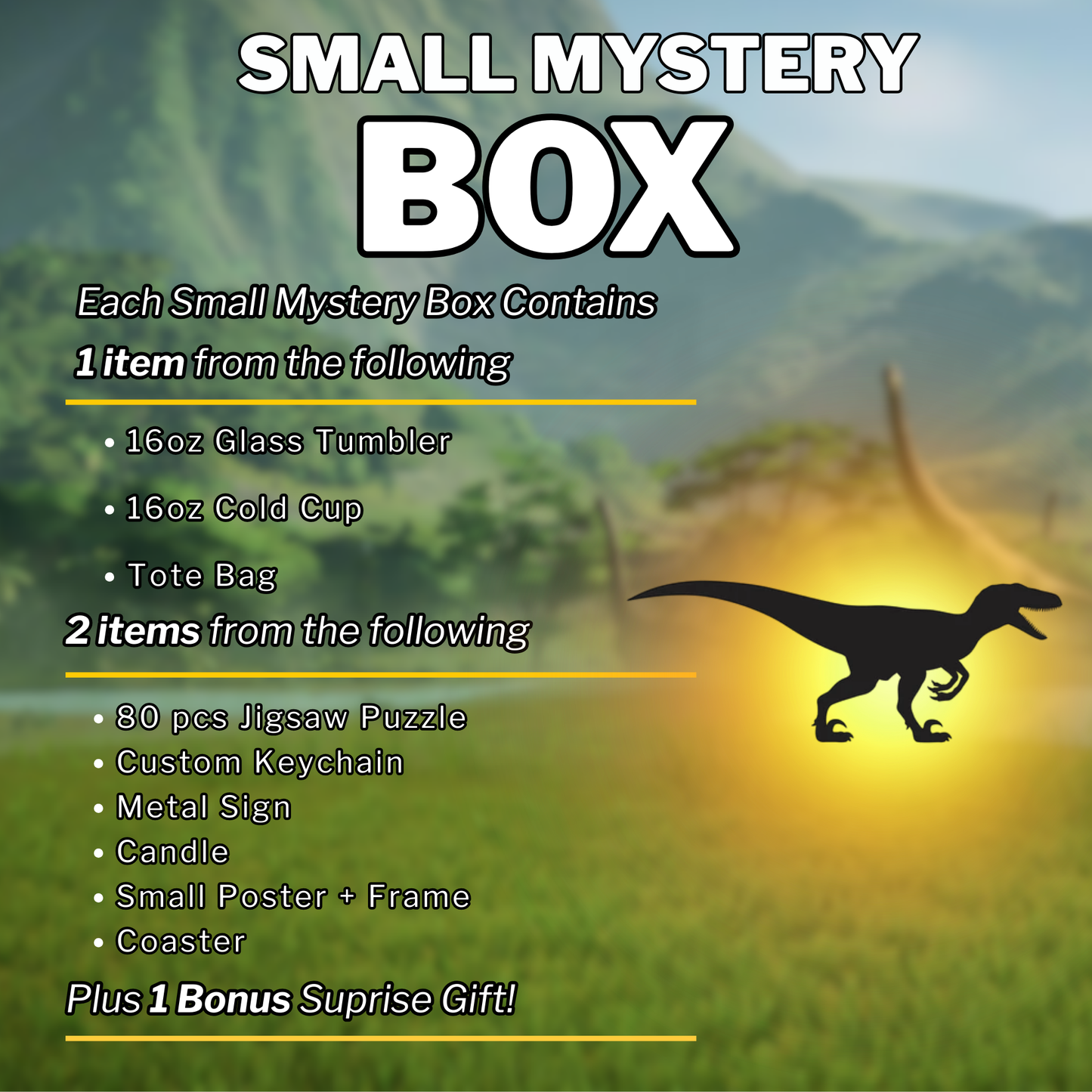 Jurassic Dino Mystery Box