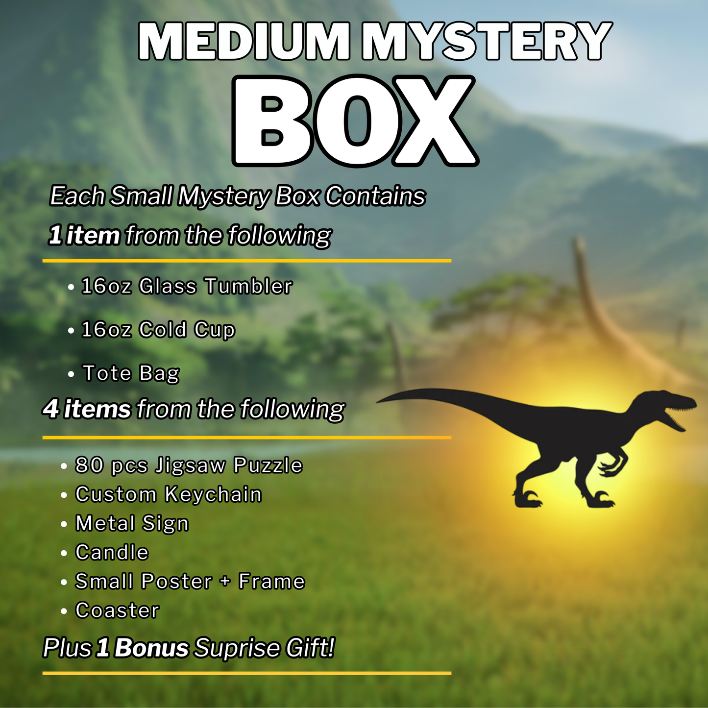 Jurassic Dino Mystery Box