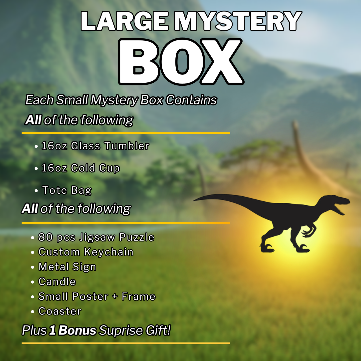 Jurassic Dino Mystery Box